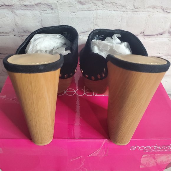 Shoe Dazzle Tarena Studded Platform Sandal - Picture 4 of 16